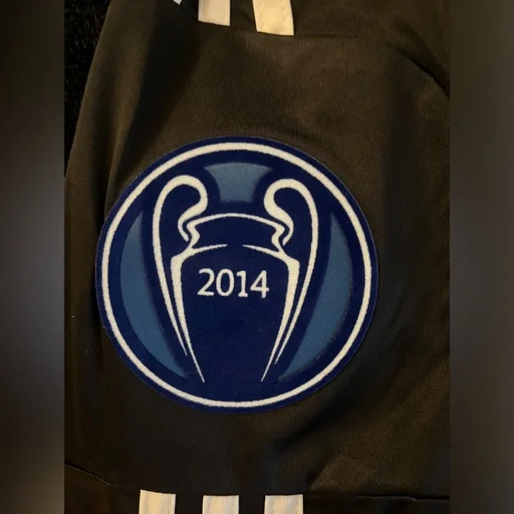 Ronaldo #7 Real Madrid 2014 Black Dragon Longsleeve retro soccer jersey m-L Jerseys